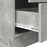  Highboard s ladicama Betonski sivi 45,5 x 34 x 127 cm | shoptok.hr