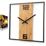  Sodobne stenske ure RETRO Les-kovina | Shoptok.si
