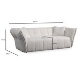 Atelier Del Sofa sofa trosed boxer 3 white | ePonuda.com