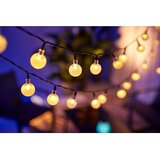 BAUHAUS LED solarna svetlobna veriga Balls (Za zunanjo uporabo, 6,9 m, Topla bela) | Shoptok.si