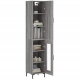  Visoka komoda siva sonome 34,5x34x180 cm od konstruiranog drva | shoptok.hr