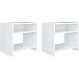 The Living Store Nočne omarice 2 kosa bele 40x30x40 cm iverna plošča - Omarica Za Ob Posteljo, (21421098) Cene