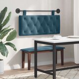  Držeće uzglavlje Zidne Plava 110 x 55 x 7 cm Baršun - Plava 100 cm bez LED | shoptok.hr