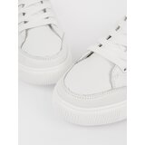 Sergio Leone White openwork lace-up sneakers by | Shoptok.si