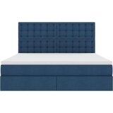  Krevet s prostorom za pohranu s LED-om Plava 180 x 200 cm | shoptok.hr
