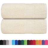 vidaXL Ručnici za goste FROGN 2 kom. krem 30x50 cm 360 g/m² - Krema 30 x 50 cm 2 | shoptok.hr