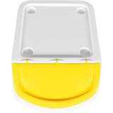  Složive kante za otpad s poklopcima 3 kom bijele PP 120 L | Eponuda.com