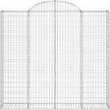  Gabionska košara s lukom 200x30x180/200 cm pocinčano željezo | shoptok.hr