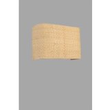 Opviq Hasır rattan abajurlu Dikdörtgen aplik beige wall lamp | ePonuda.com