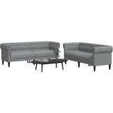  2-dijelni set sofa svjetlosivi od tkanine Cijene