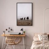  Slika - Friends in the Morning (1 Part) Vertical 80x120 U crnom drvenom okviru | shoptok.hr