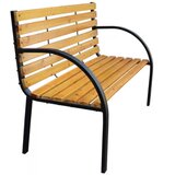  Vrtna drvena klupa Letvica - 125 cm | Shoptok.si