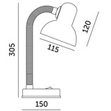  Stona lampa SMIESZEK 1xE27/40W/230V ružičasta | Eponuda.com