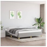  Box spring posteljni okvir svetlo siv 180x200 cm blago | Shoptok.si