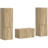 3 Komplet TV omaric 5 pcs Sonoma hrast Konstruiran les, (5000132167) | Shoptok.si