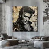  Slika ELVIS PRESLEY - Rock genij | 100% originalno oslikano akrilom | shoptok.hr