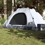 Šator za kampiranje za 5 osoba bijeli s tkaninom za zamračenje