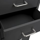  Mobilni ormarić za spise antracit 28 x 41 x 109 cm metalni | shoptok.hr