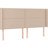  Krevet box spring madrac LED cappuccino 180x200cm umjetna koža | shoptok.hr