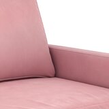  3-dijelni set sofa s jastucima ružičasti baršunasti | shoptok.hr