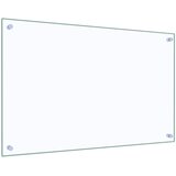  Kuhinjske zaštite od prskanja 2 kom prozirne 80x50 cm staklene | shoptok.hr