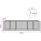  Gabion s žicom debljine 3 5 mm i mrežom 5x5 cm 600x100x150 cm - 100 cm 150 cm 600 cm | shoptok.hr