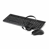 tastatura fiesta F4IN1OS01 +mouse+slusalice+podloga