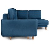 Bonami Selection Plava sklopiva kutna garnitura od samta (s desnim kutom) Tori – | shoptok.hr