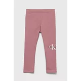 Calvin Klein Jeans Otroške pajkice roza barva