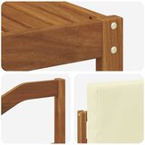  Set vanjskih sofa 6 kom. Prirodna i krem | shoptok.hr