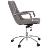 MID.YOU Vrtljivi Stol Saranto, Siva, Vklj. Dekor Blazine | Shoptok.si