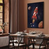  Slika - Into the Unknown by Rocket (1 Part) Vertical 80x120 U crnom drvenom okviru | shoptok.hr