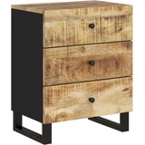  Noćni ormarić 50x33x62 masivno drvo bagrema i konstruirano drvo | shoptok.hr