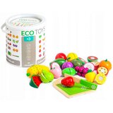 ECO TOYS set od 20 delova drveno voće TL87114 Cene