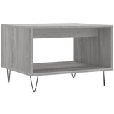 Maison Chic Klubska mizica - kavna mizica - Nizka mizica siva sonoma 60x50x40 cm inženirski les, (21753240) | Shoptok.si