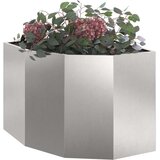  Kutni Sadič Srebrno 60 x 60 x 50 cm Nehrđajući čelik | shoptok.hr