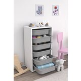 Hanah home višenamenska polica bronz 6N white grey Cene