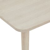 Furnhouse Mizica z mizno ploščo v hrastovem dekorju v naravni barvi 70x125 cm Nyborg – | Shoptok.si