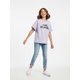 Sinsay Pamučna majica s natpisom | shoptok.hr