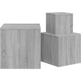  Komoda 3 kosi siva sonoma inženirski les, (20767213) | Shoptok.si
