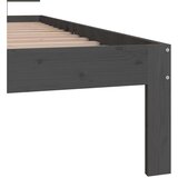  Za krevet od masivne borovine sivi 90 x 200 cm | shoptok.hr