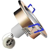  LED ugradna svetiljka SUN OLAL 1xGU10/3,5W/230V 3000K prečnik 8,4 cm zlatna | Eponuda.com
