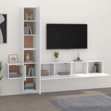  5-dijelni set TV ormarića bijeli od konstruiranog drva | shoptok.hr
