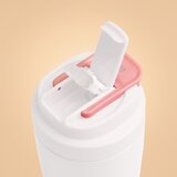 BeastPink Thermo Mug termo lonček s slamico barva White 500 ml | Shoptok.si