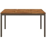  Stol za večeru u vrtu Prirodna i kava 141 x 80,5 x 75 cm | shoptok.hr