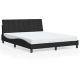  Okvir za krevet bez madraca Hanko crni 160x200 cm baršunasti | shoptok.hr
