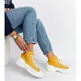 Gemre Yellow high-top sneakers Ronchis | Shoptok.si