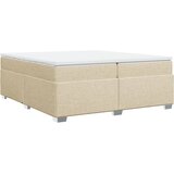  The Living Store Box spring postelja z vzmetnico krem 200x200 cm blago - Box Spring Postelja, (21520502) | Shoptok.si
