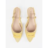 GOODIN Yellow sandals with an open heel | Shoptok.si