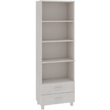 Maison Chic Visoka omara - Komoda - Predalnik HAMAR bela 60x35x180 cm trdna borovina, (21719985) Cene